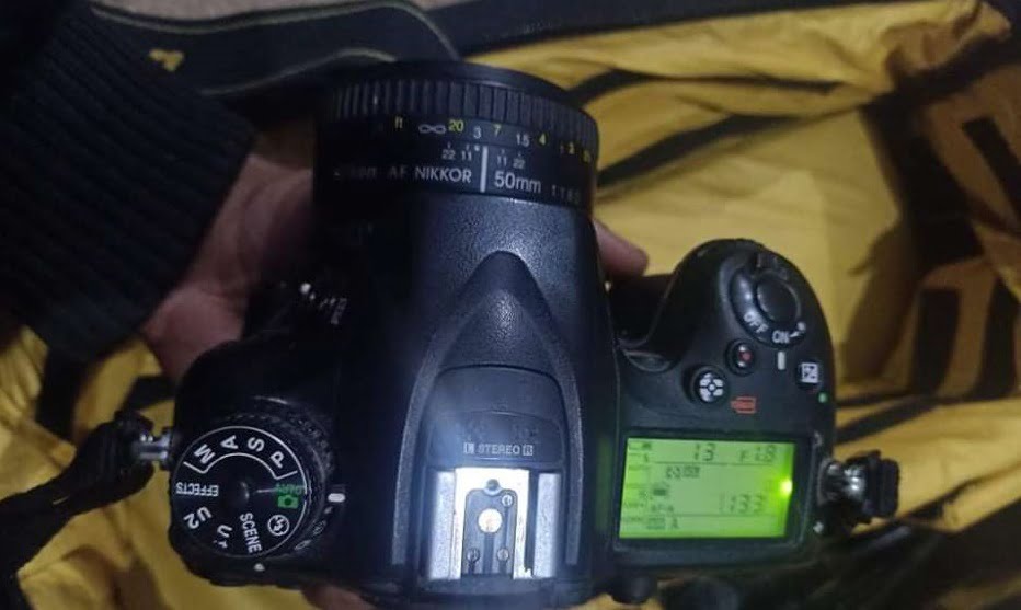 camera Nikon 7100d +lens 50mm.